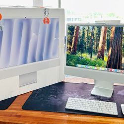 Apple IMAC 24” M1 8GB 256GB Like New in Box -Wireless Apple keyboard and mouse