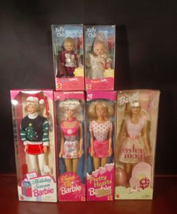 $15 Each Holiday Barbie Dolls