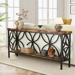 70.83” Beautiful C-onsola T-able Industrial Design