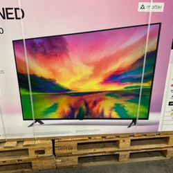 LG 75" QNED85  MINI LED SMART 4K ULTRA HDTV.  NO LEGS INCLUDED.  FREE WALLMOUNT BRACKET 