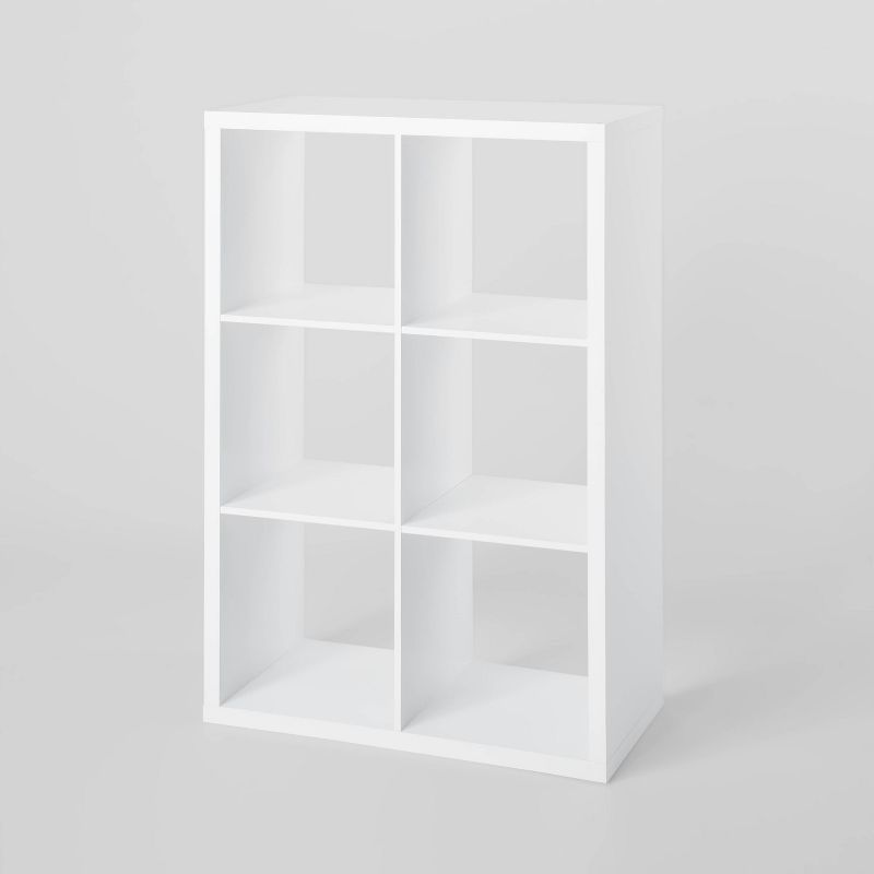White Cube Storage Shelf