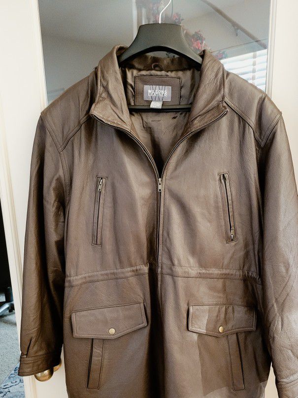 Men's XL Leather Coat