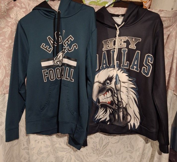 EAGLES HOODIE-ADULT M 