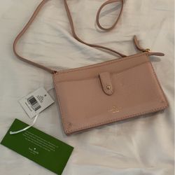 Brand New Kate Spade Crossbody Purse In Light Pink