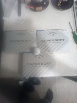 Brand new Callaway Supersoft Splatter 360 Blue golf Balls