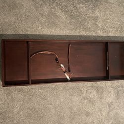 Pottery Barn Changing Table  Dark brown wood