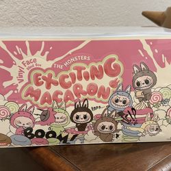 Labubu - Exciting Macaron Vinyl Face Box Set Sealed - Pop Mart