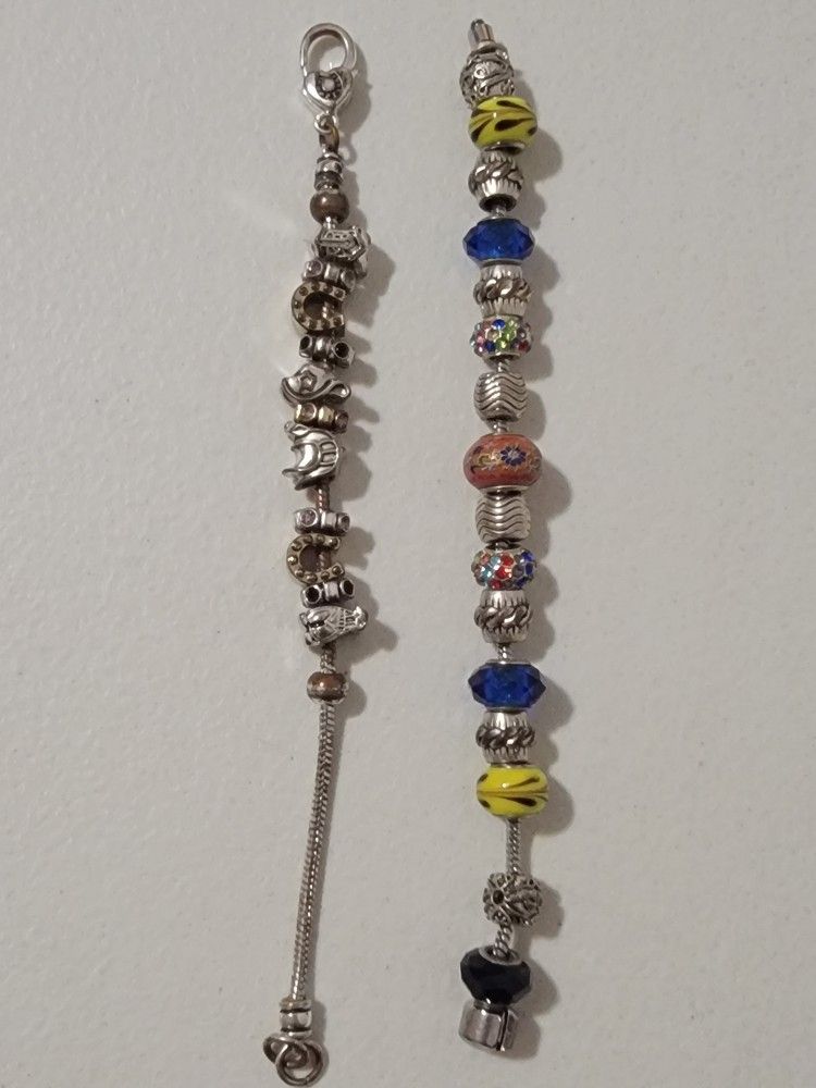 2 Charm Bracelets with Charms - $50 OBO