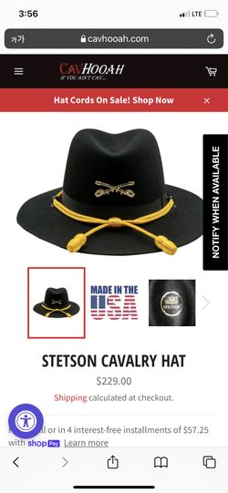 Stetson Cavalry Hat