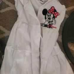 4t GIRLS MINNIE POOL COVER UP 