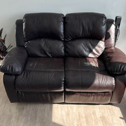 Brown Couch Leather