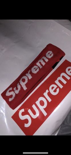 Supreme red headband