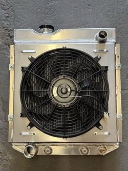 New Ford Mustang Aluminum Radiator with Electric Fan