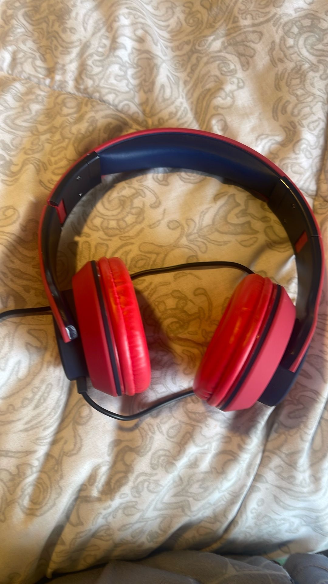 Red and blue Spider Man Headphones
