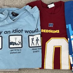 4 Large T Shirts For $5