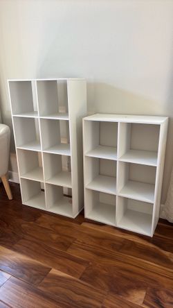 Cube storage bookshelves