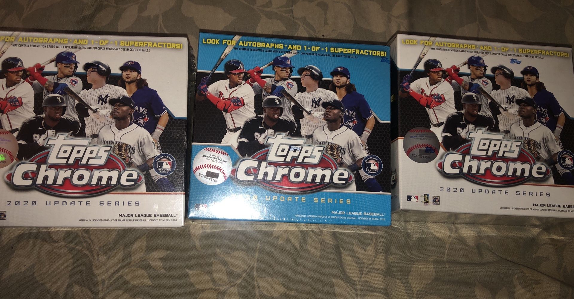 Topps MLB Chrome Updates Baseball Trading Card Mega Box