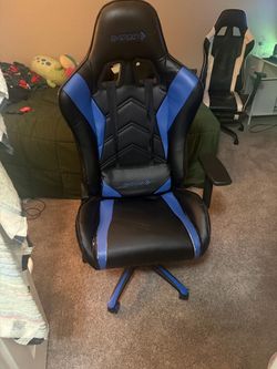 Emerge Gaming Chair Black and Blue