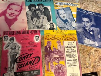 Vintage Movies Sheet Music