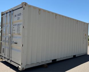 New One Trip Ivory 20ft Container