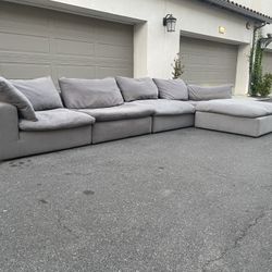 Beautiful Cloud Couch Dupe Sectional Couch In Excellent Condition - Free Delivery 🚚 