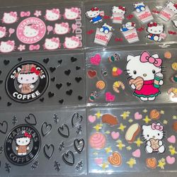 Sanrio UV DTF 16 oz Cup Wraps