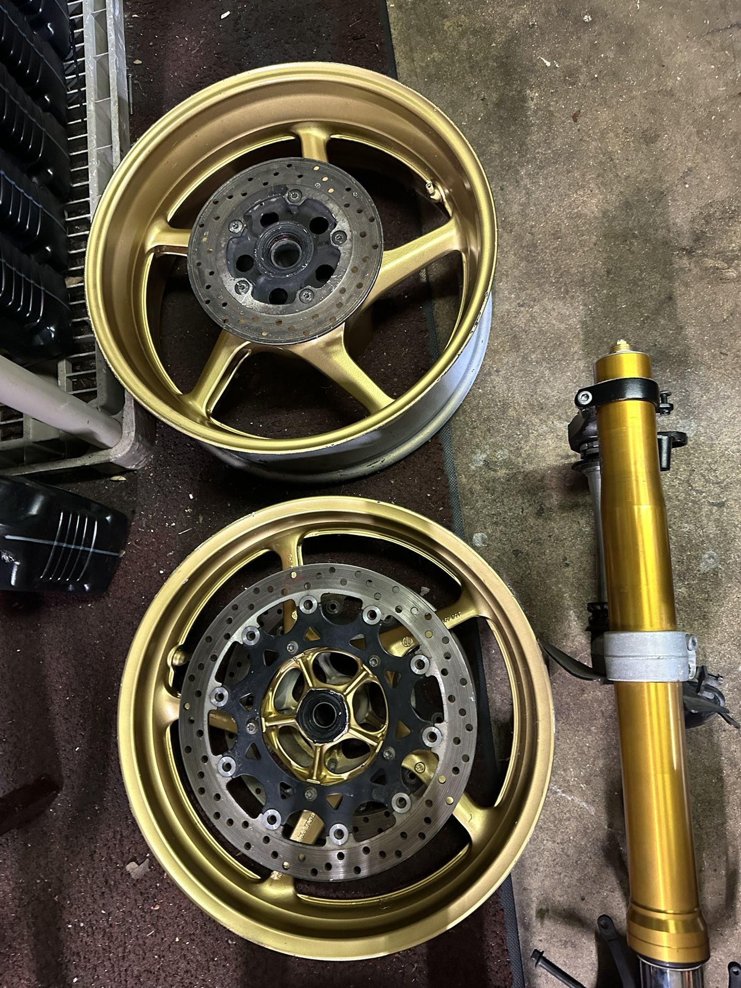 2008 Yamaha R1, Forks, Wheels Other Parts