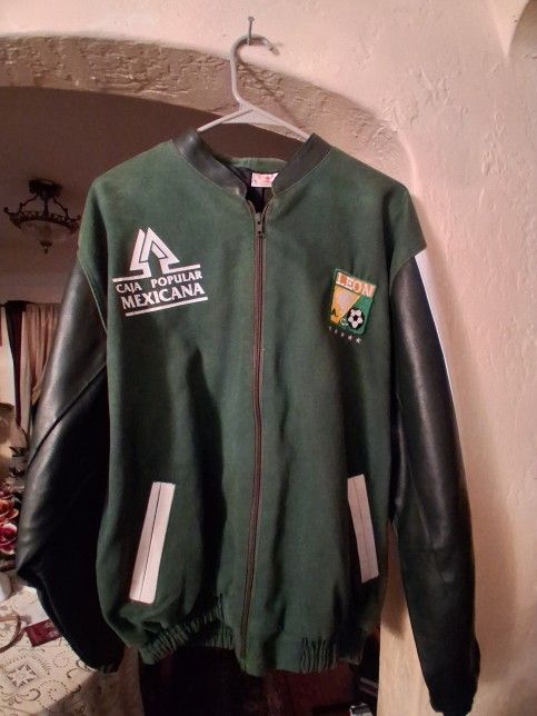 Fc Leon / Leather Sleeves Jacket