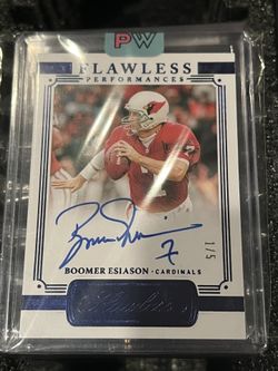 Arizona Cardinals Flawless Boomer Esiason Auto /5