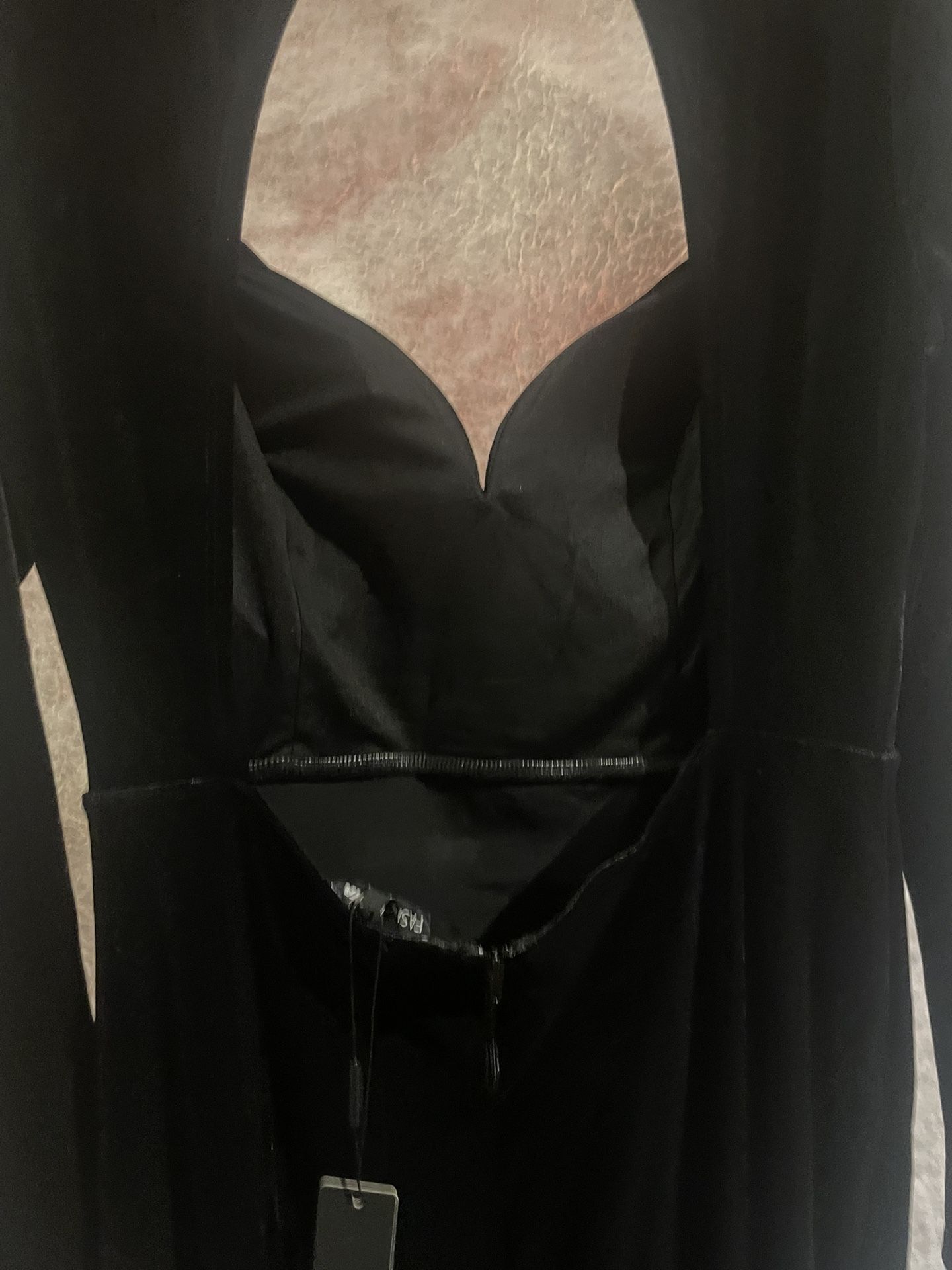 Black soft Velvet Dress