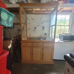Extra Large 2 Piece Wooden Indoor Bird Aviary