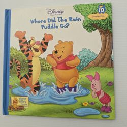 Disney winnie, the pool, where did the rain puddle go book