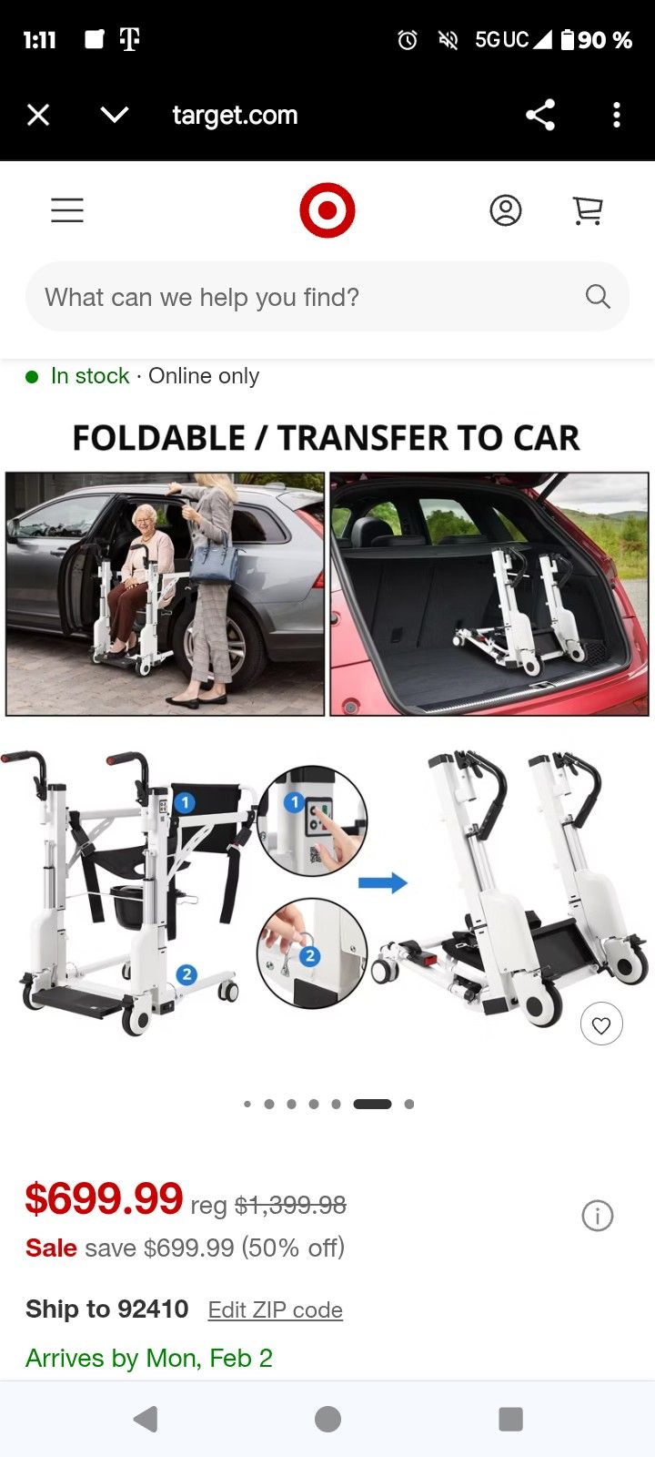 Multifuncional Patient Lif Chair