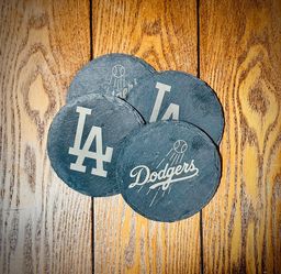 Laser Engraved Slate Coasters