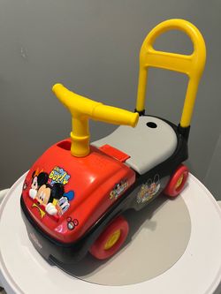 Disney Mickey Mouse 2-in-1 Ride-On Push Car