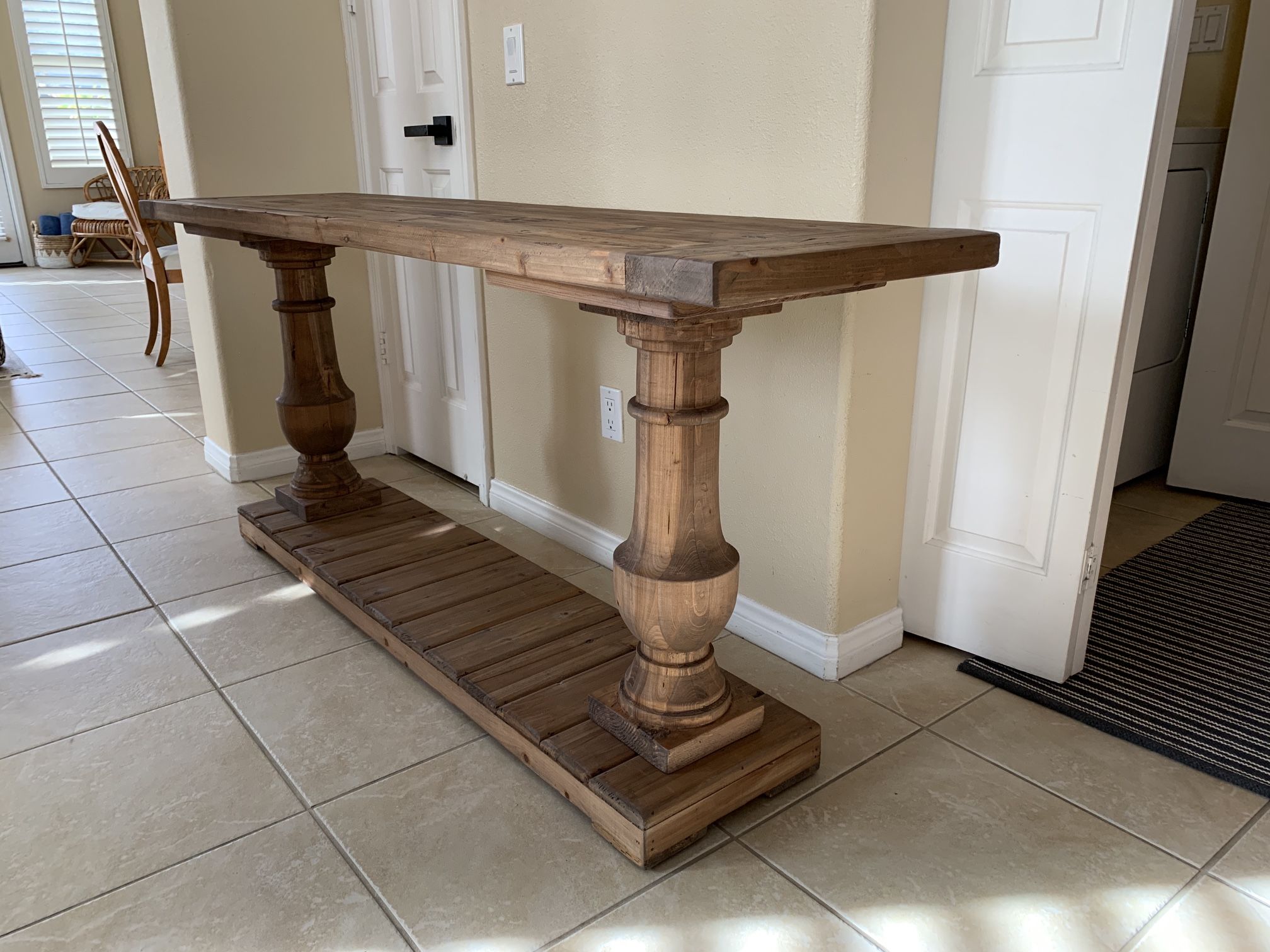 71” Uttermost Solid Wood Console Table