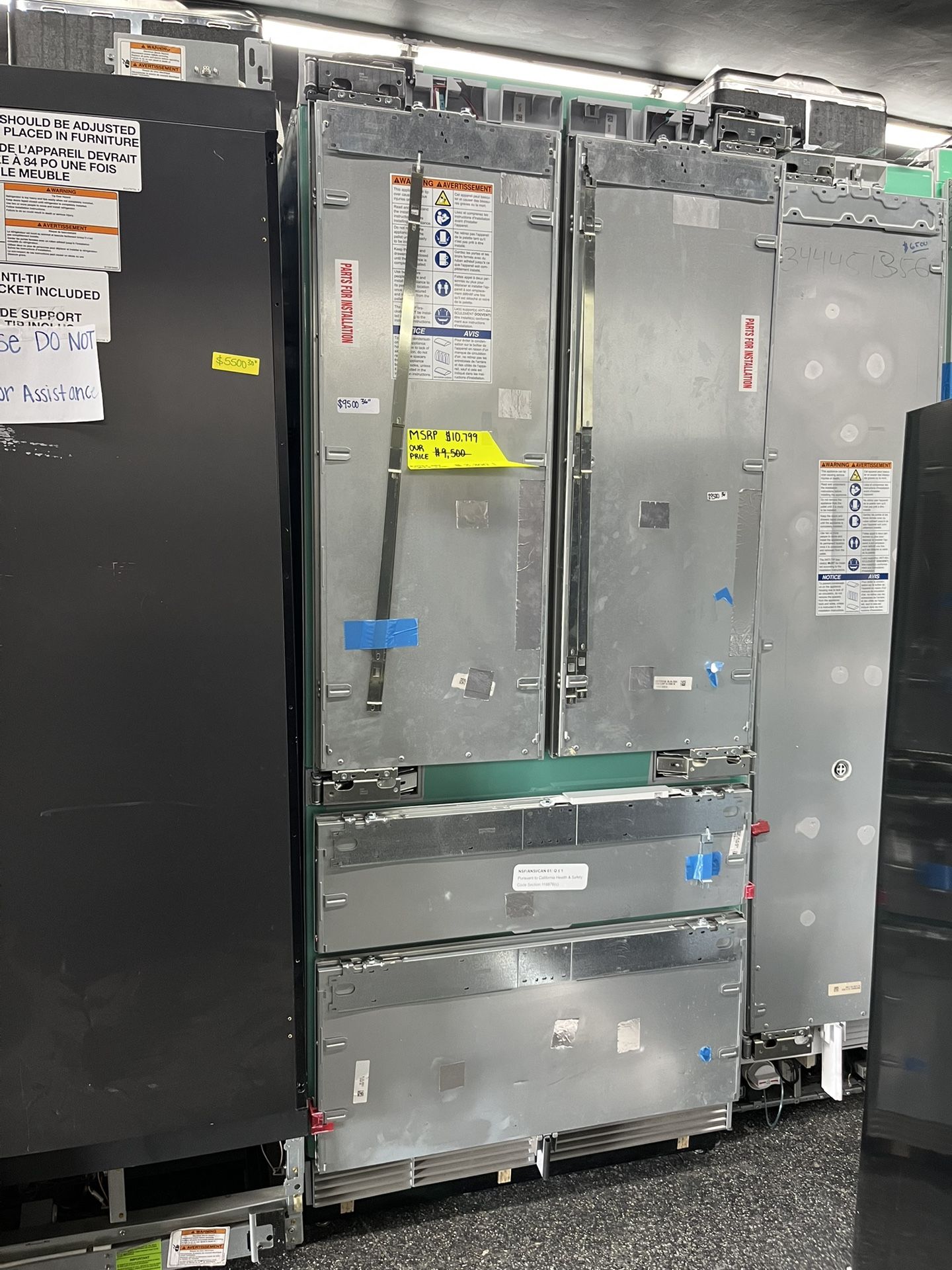 36” Thermador Panel Ready Built In 4 Door Refrigerator Freedom