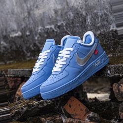 Nike Air Force 1 Low Off White Mca University Blue 41