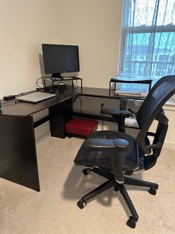 IKEA L‑Shaped Office Desk – Sturdy, Spacious, Tool‑Less Assembly