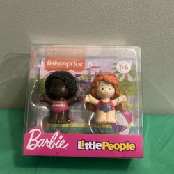 Barbie Fisher-Price Little People Swimming Figure 2 Pack Swim Suit Girls