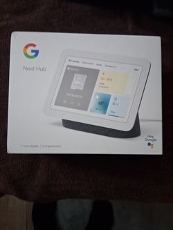 New Google Nest Hub 2nd gen.