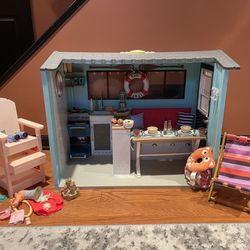 Our Generation/American Girl Seaside Beach House For 18” Dolls