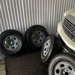 15” Rim With Tires 