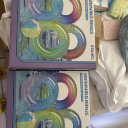 Kids Pool Rings And Ball