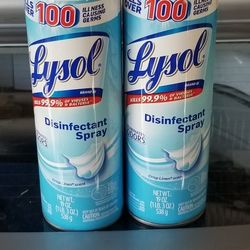Disinfectant Spray : 2-pack 19oz.