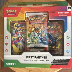 Pokeman first parnter illustration collection