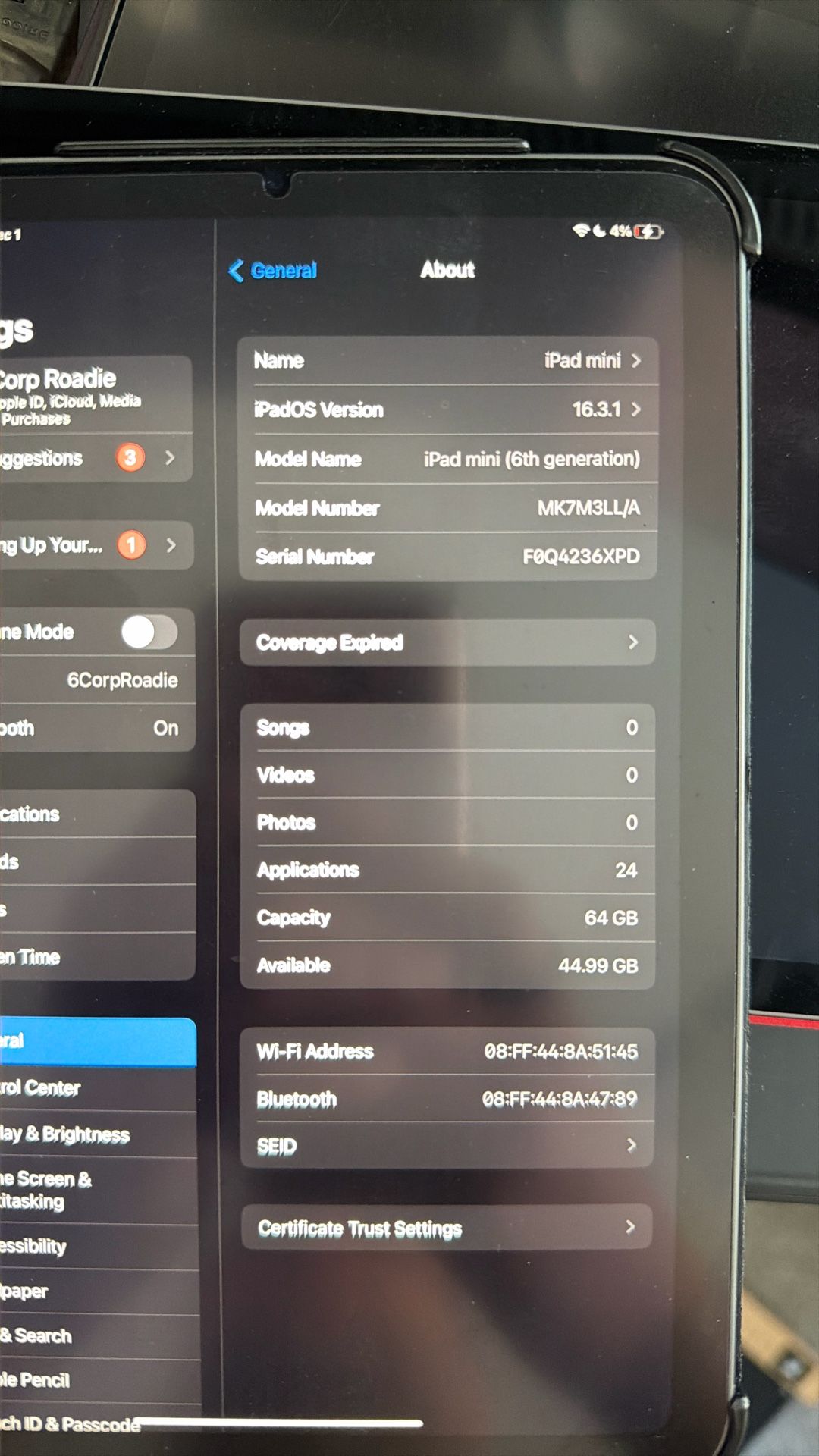 iPad Mini 6th Gen 64gb