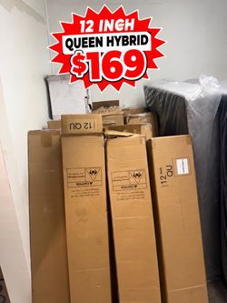 12 Inch Queen Hybrid Mattress
