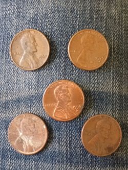 5 available pennies