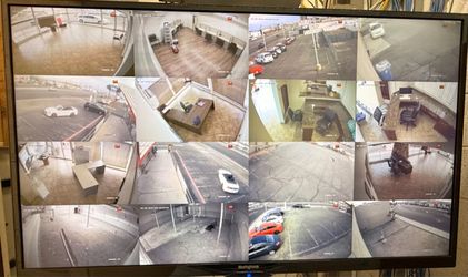 Installation of Security Cameras… Network, Alarm, access control, TV, Audio and Video.